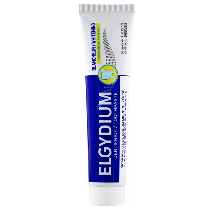 Dentifrice blancheur fraîcheur citron Elgydium Pierre Fabre - 75ml