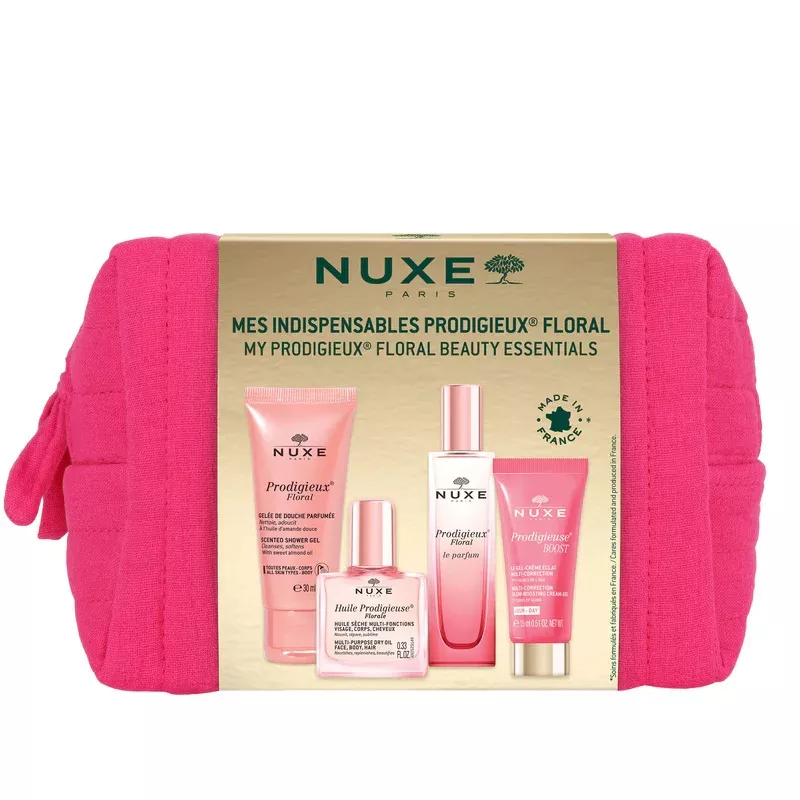 Trousse Mes Indispensables Prodigieux® Floral Nuxe - 4 soins iconiques