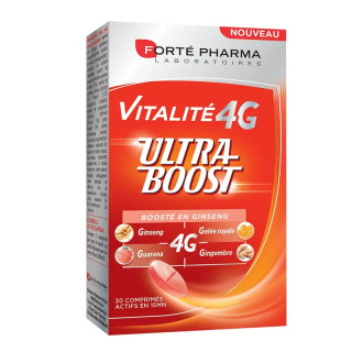 Ultra-boost 4G Forté Pharma - Boosté en ginseng - 30 comprimés