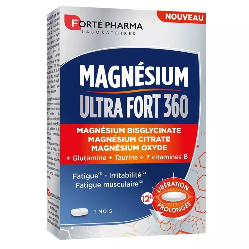Magnésium Ultra Fort LP Forté Pharma - Fatigue & irritabilité - 30 comprimés