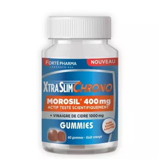 Gummies XtraSlim Chrono Forté Pharma - Vinaigre de cidre & Morosil - 60 gommes