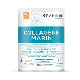Collagène marin goût neutre Granions - Peau, muscle et os - 258g