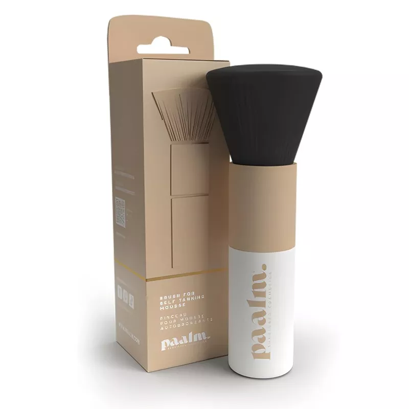 Pinceau de maquillage Kabuki Paalm - Application poudres et fonds de teint