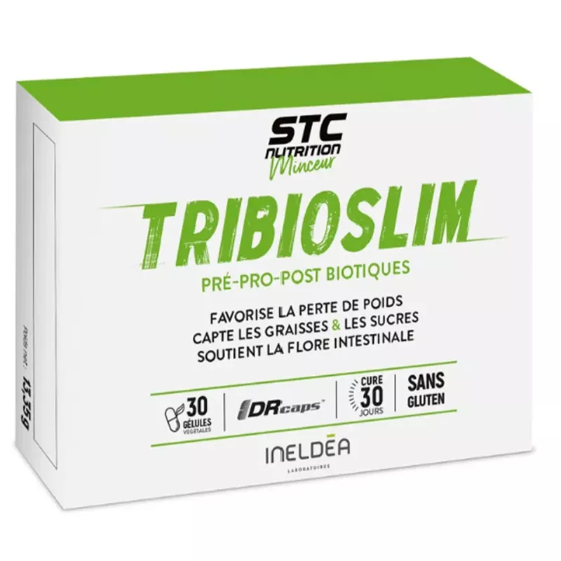 Tribioslim Pré-Pro-Post Biotiques STC Nutrition Ineldea - Perte de poids - 30 gélules
