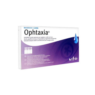 Hygiène de l'œil Ophtaxia Bausch & Lomb - 10 unidoses x 5ml