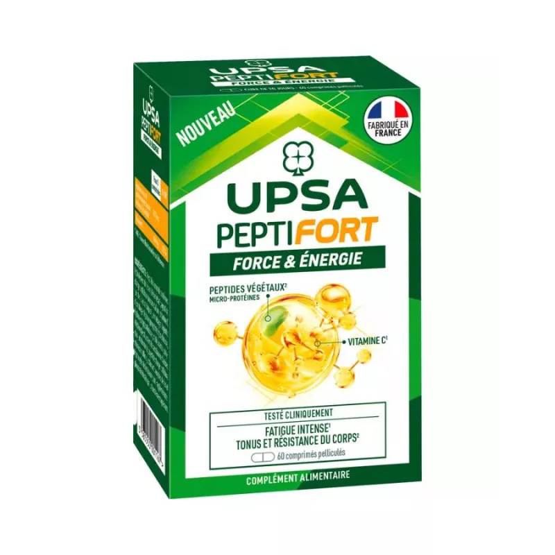 PeptiFort force & énergie UPSA - Récupération - 60 comprimés