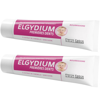 Gel de massage gingival apaisant Elgydium Premières dents - 2 x 15ml