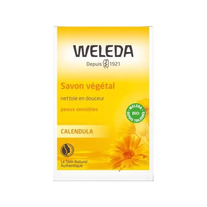 Savon végétal calendula Weleda