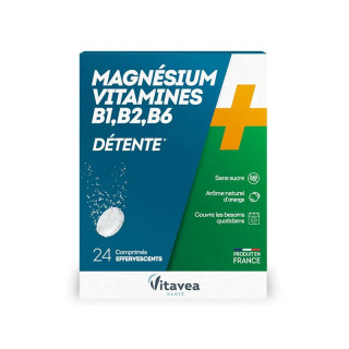 Magnésium + Vitamines Nutrisanté - Détente et relaxation - 24 comprimés