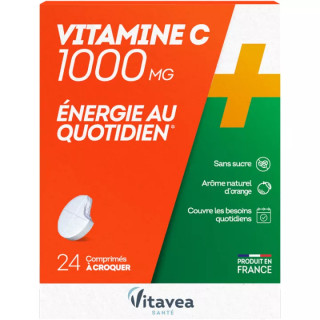 Vitamine C 1000 mg Nutrisanté - Réduction de la fatigue - 24 comprimés