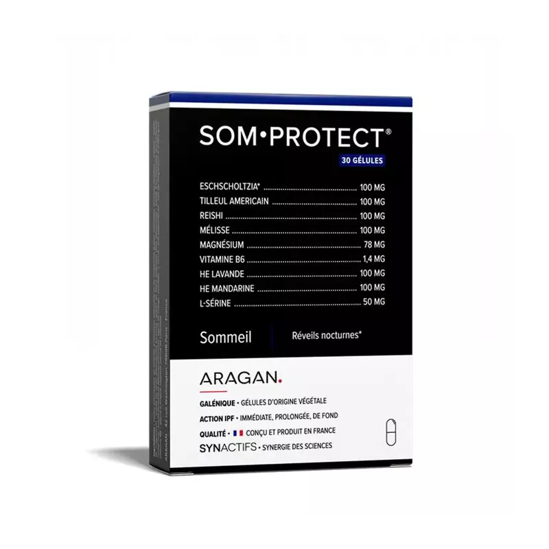 Synactifs SomGreen - Qualité du sommeil - 30 gélules