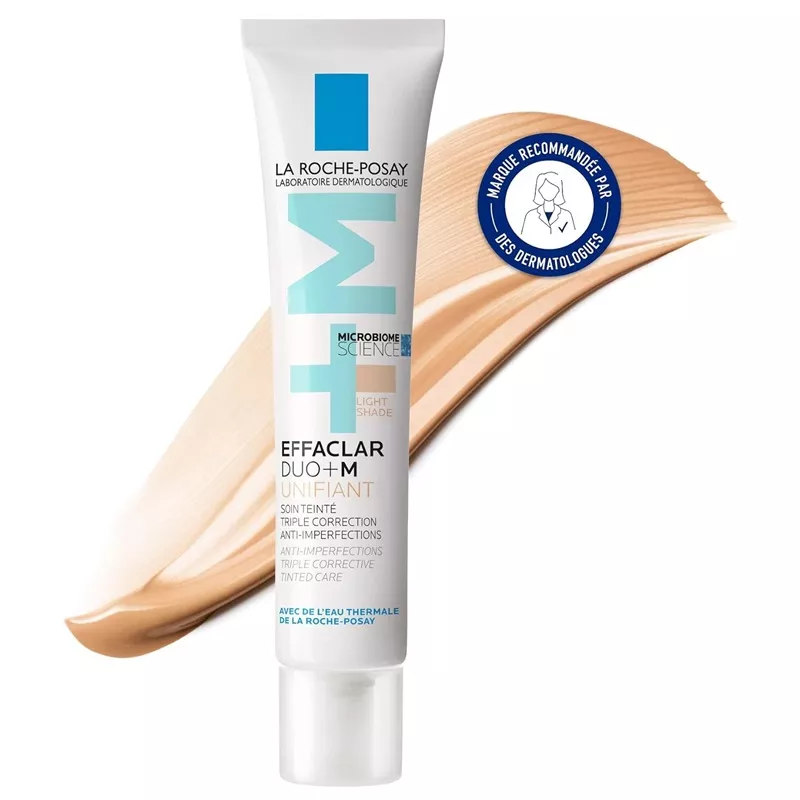 Soin teinté triple correction anti-imperfections Light Effaclar Duo+M La Roche-Posay - 40ml