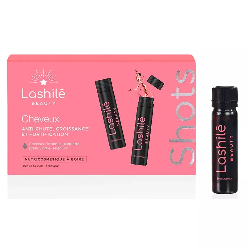 Shots cheveux triple action Lashilé Beauty - 14 shots