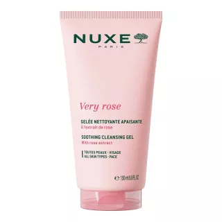 Gelée nettoyante apaisante Very Rose Nuxe - Tous types de peaux - 150ml