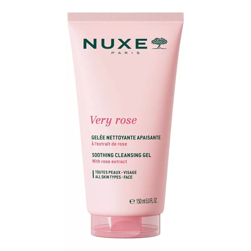 Gelée nettoyante apaisante Very Rose Nuxe - Tous types de peaux - 150ml