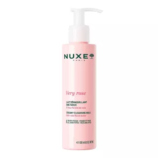 Lait démaquillant onctueux Very Rose de Nuxe - Peau hydratée - 200ml