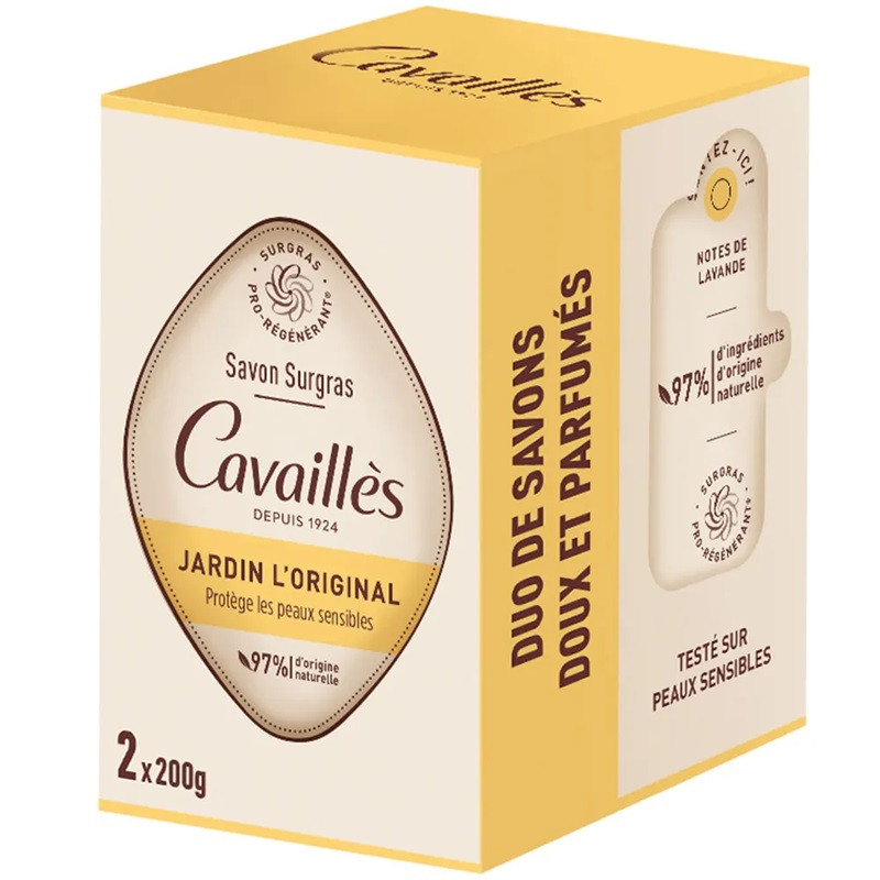 Savon surgras Jardin l'Original de Rogé Cavaillès - 2 × 200g