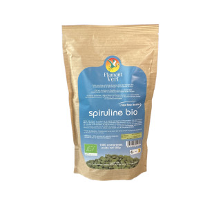 Spiruline Bio Flamant Vert - Tonus, vitalité & défenses naturelles - 1000 comprimés