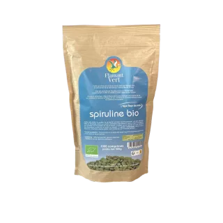 Spiruline Bio Flamant Vert - Tonus, vitalité & défenses naturelles - 1000 comprimés