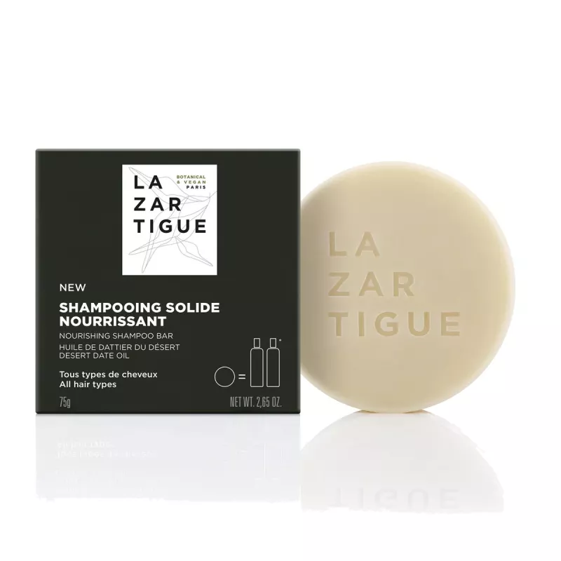 Shampoing solide nourrissant Lazartigue - Tous types de cheveux - 75g