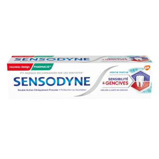 Dentifrice sensibilité et gencives Sensodyne - Menthe fraîche - 75ml