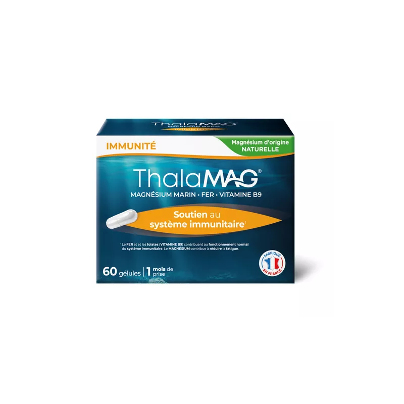 Thalamag Forme physique et mentale - Magnésium marin - 60 gélules