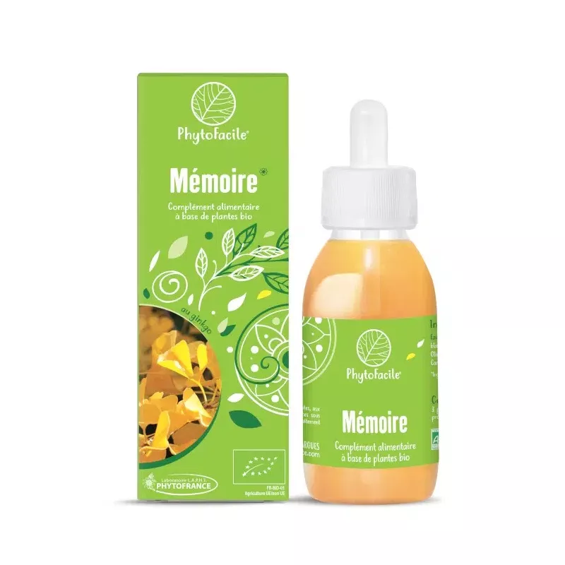 Phytofacile Mémoire Phytofrance - Fonction cognitive - 125ml