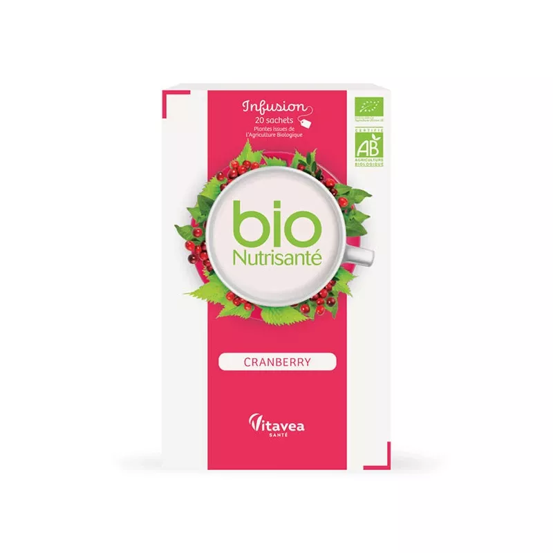 Nutrisante infusion cranberry 20 sachets