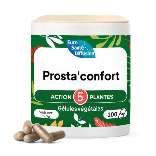 Prosta’confort Action 5 plantes Phytofrance - Système urinaire - 100 gélules