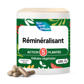 Reminéralisant Action 5 plantes Phytofrance - Bien-être osseux - 100 gélules