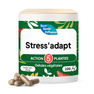Stress’adapt Action 5 plantes Phytofrance - Résistance au stress - 100 gélules