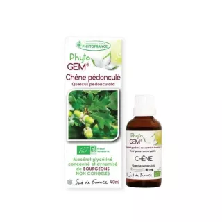 Chêne pédonculé Bio PhytoGem Phytofrance - Santé respiratoire - 40ml
