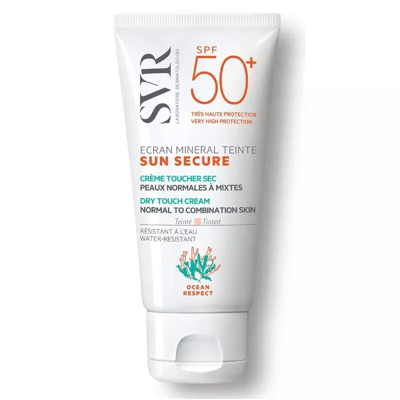 Écran minéral teinté peaux normales à mixtes SPF50+ Sun Secure SVR - 60g
