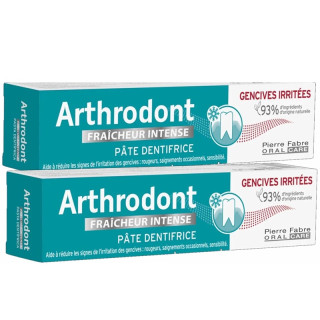 Dentifrice gencives irritées fraicheur intense Arthrodont - 2 x 75ml
