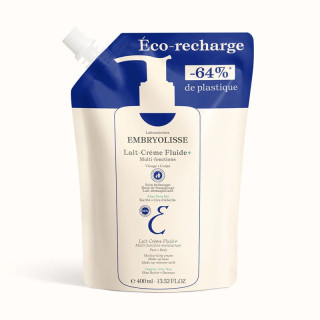 Lait-crème Fluide+ multi-fonctions 6 en 1 Embryolisse - Éco-recharge 400ml