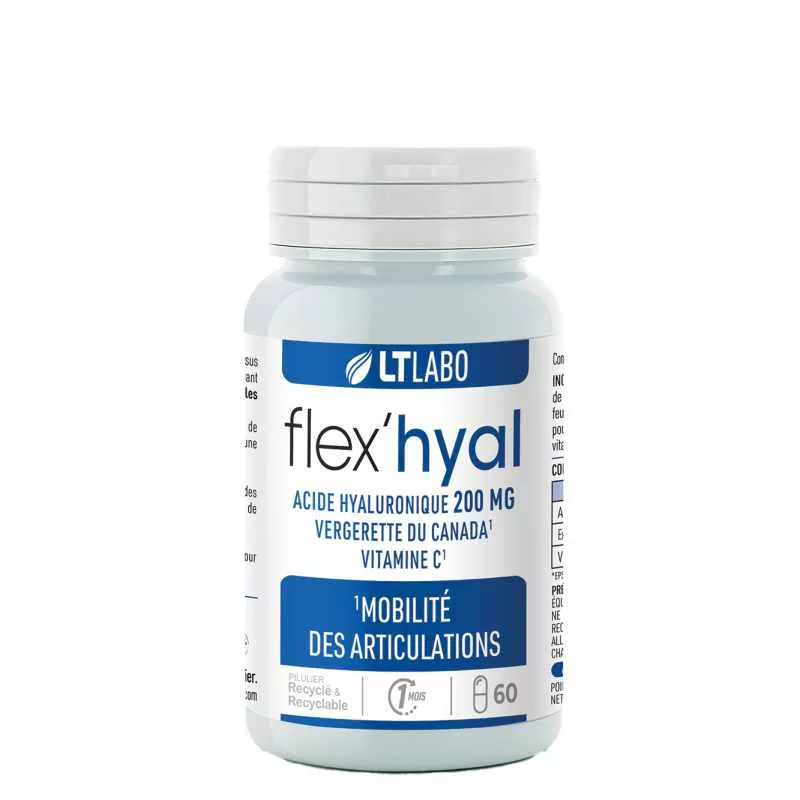 Flex'hyal 200mg LT Labo - Confort articulaire - 60 gélules