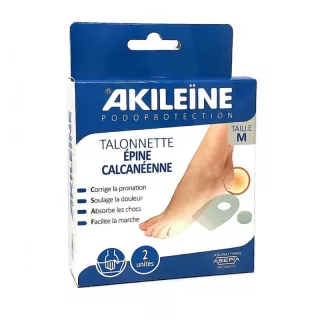 Talonnette épine calcanéenne Akileïne Podoprotection Asepta - Taille M - 1 paire