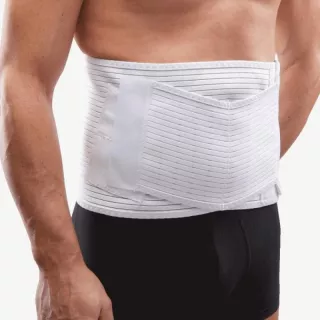 Bande-ceinture abdominale blanc Gibaud - H 25cm - Taille 4