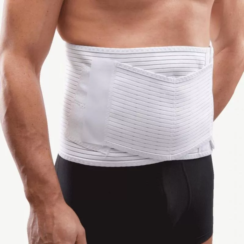 Bande-ceinture abdominale blanc Gibaud - H 25cm - Taille 5