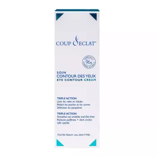 Soin contour des yeux triple action Coup d'Éclat Asepta - 15ml