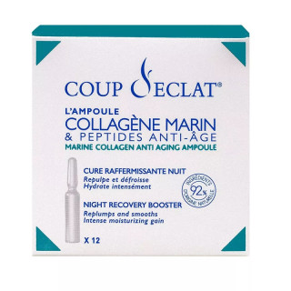 L'ampoule au collagene marin Coup d'Éclat Asepta - 12 ampoules d'1 ml