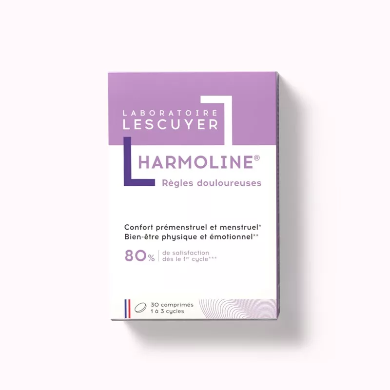 Harmoline Règles douloureuses Laboratoires Lescuyer - 30 comprimés
