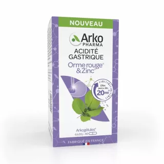 Acidité gastrique Orme rouge & Zinc Arkogélules Arkopharma - 40 gélules