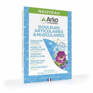 Douleurs articulaires & musculaires Arkofluides Arkopharma - 30 ampoules