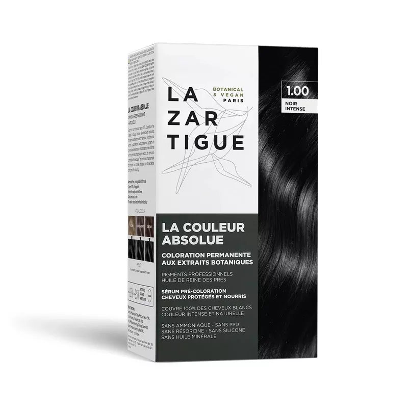 Coloration permanente 1.00 Noir intense La Couleur Absolue Lazartigue