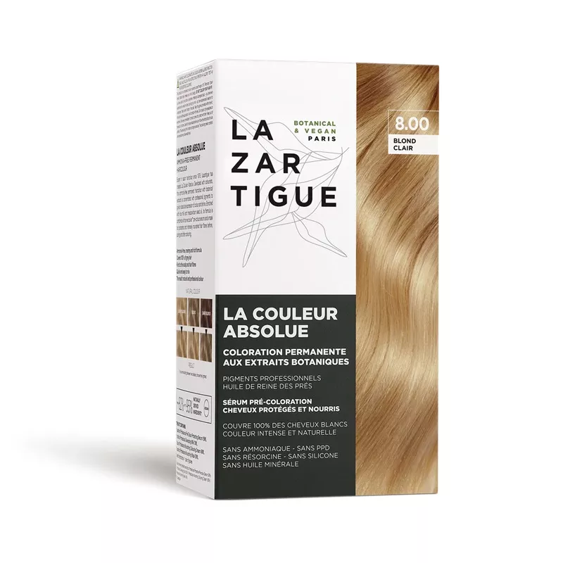 Coloration permanente 8.00 Blond clair La Couleur Absolue Lazartigue