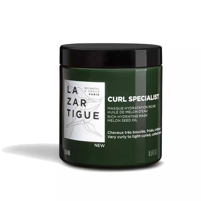 Masque hydratation riche Curl Specialist Lazartigue - Cheveux bouclés - 250ml
