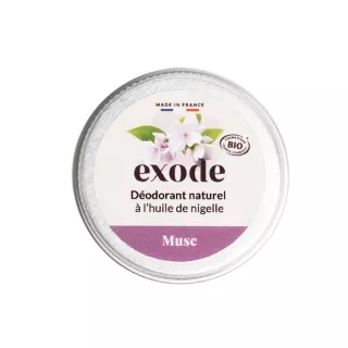 Déodorant baume naturel et bio Musc Exode - Format voyage 10g