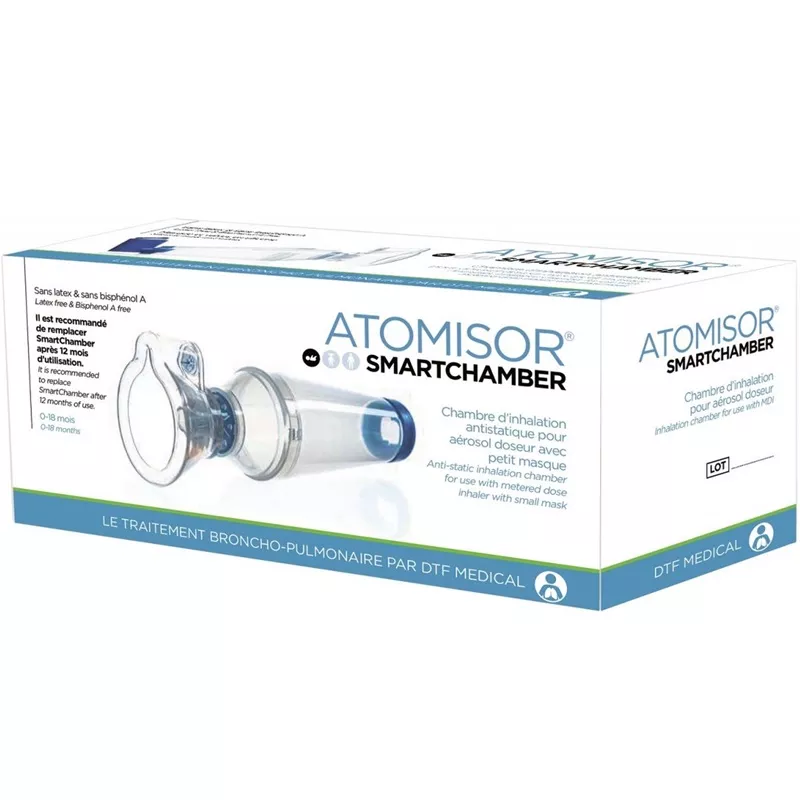 Chambre d'inhalation adulte et enfant + 6 ans SmartChamber Atomisor