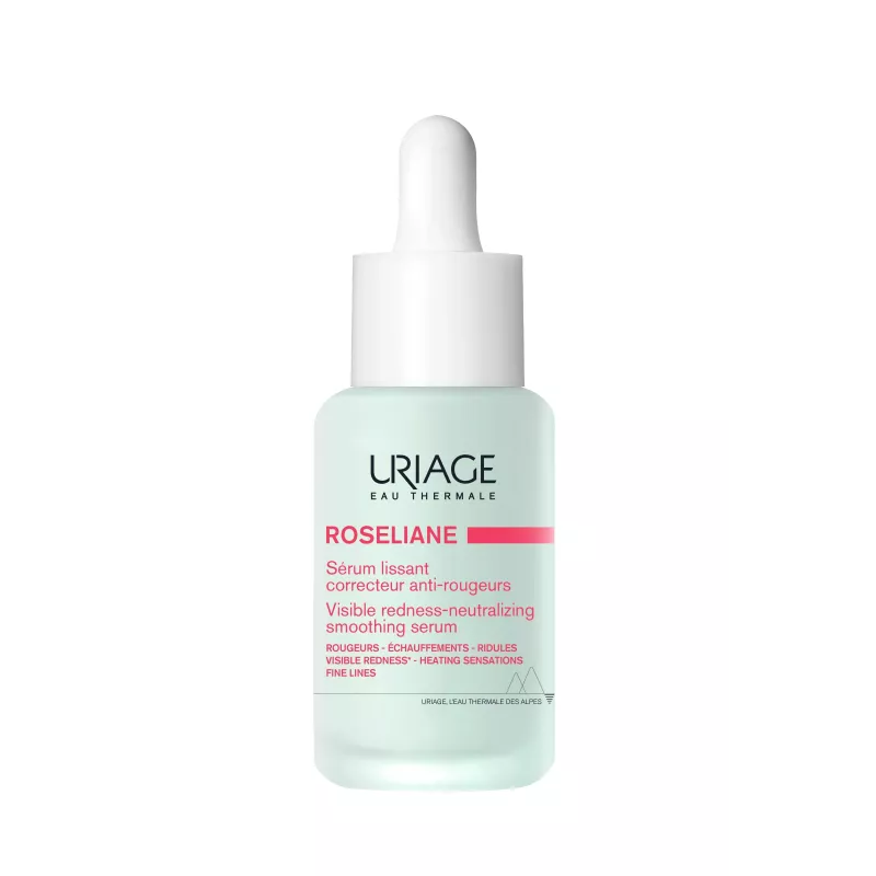 Sérum lissant correcteur anti-rougeurs Roséliane Uriage - Peaux sensibles - 30ml
